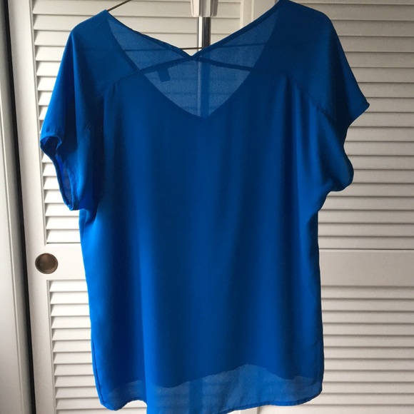 Francesca’s Blue Blouse - Picture 2 of 2